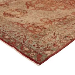Red Traditional Wool Persian Rug - 4'4" X 6'6" 8 Red Traditional Wool Persian Rug - 4'4" X 6'6" -Home Comprehensive Shop 1590205 3