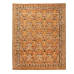 Yellow Traditional Wool Rug - 12' X 15'