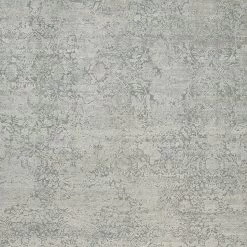 Grey Traditional Wool Silk Blend Rug - 12'1" X 17'7" 5 Grey Traditional Wool Silk Blend Rug - 12'1" X 17'7" -Home Comprehensive Shop 1592796 a