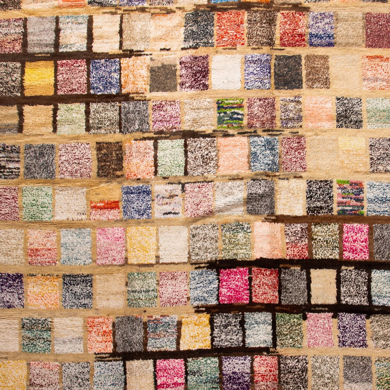 Multicolored Vintage Kilim Wool Rug - 9'11" X 22'8" 4 Multicolored Vintage Kilim Wool Rug - 9'11" X 22'8" - Image 2