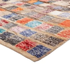 Multicolored Vintage Kilim Wool Rug - 9'11" X 22'8" 9 Multicolored Vintage Kilim Wool Rug - 9'11" X 22'8" -Home Comprehensive Shop 1595600 3
