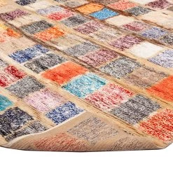 Multicolored Vintage Kilim Wool Rug - 9'11" X 22'8" 10 Multicolored Vintage Kilim Wool Rug - 9'11" X 22'8" -Home Comprehensive Shop 1595600 4
