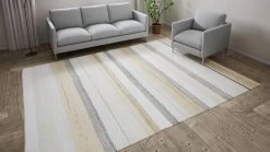 Beige Flatweave Hemp Rug - 8'8" X 11'2" 13 Beige Flatweave Hemp Rug - 8'8" X 11'2" -Home Comprehensive Shop 1595646 3