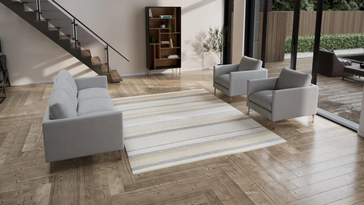 Beige Flatweave Hemp Rug - 8'1" X 10'1" 7 Beige Flatweave Hemp Rug - 8'1" X 10'1" - Image 5