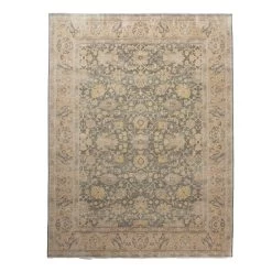 Neutral Traditional Wool Rug - 9'7" X 12'8"