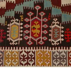 Multicolored Vintage Turkish Kilim Wool Runner - 5'8" X 15'2" 11 Multicolored Vintage Turkish Kilim Wool Runner - 5'8" X 15'2" -Home Comprehensive Shop 1596236 5