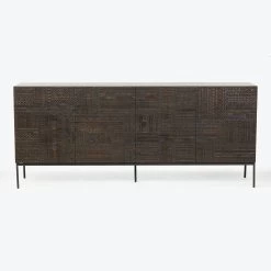 Teak Tabwa 4-Door Sideboard