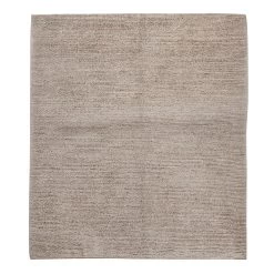 Brown Modern Wool Rug - 4'11" X 5'