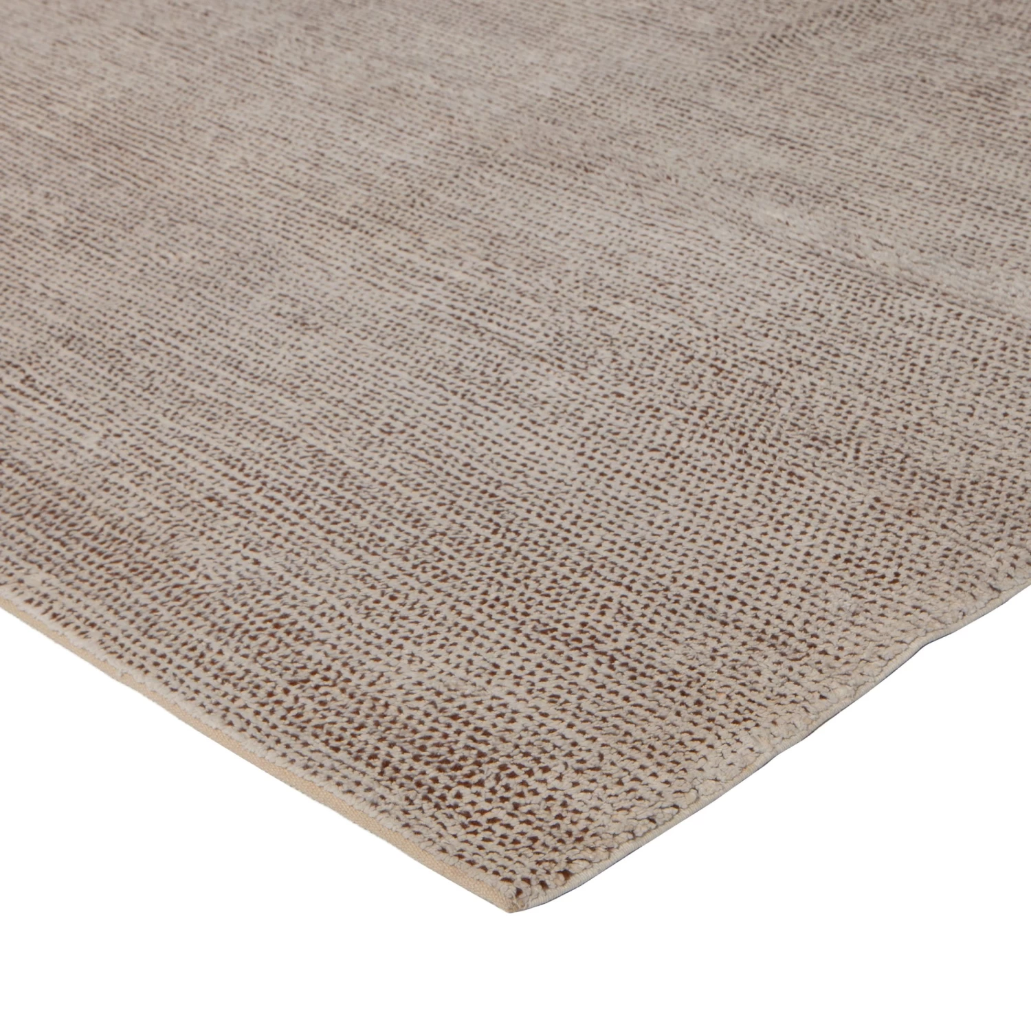Brown Modern Wool Rug - 4'11" X 5' 5 Brown Modern Wool Rug - 4'11" X 5' - Image 3