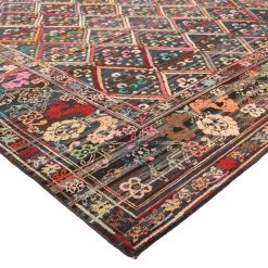 Multicolored Vintage Traditional Wool Rug - 10'7" X 14'9" 9 Multicolored Vintage Traditional Wool Rug - 10'7" X 14'9" -Home Comprehensive Shop 1597511 3