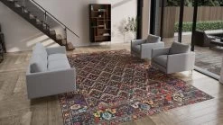 Multicolored Vintage Traditional Wool Rug - 10'7" X 14'9" 10 Multicolored Vintage Traditional Wool Rug - 10'7" X 14'9" -Home Comprehensive Shop 1597511 1