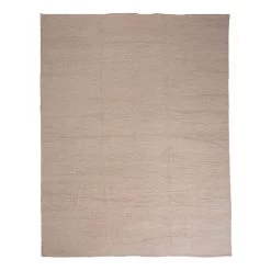 Beige Modern Wool Rug - 10'11" X 13'9"