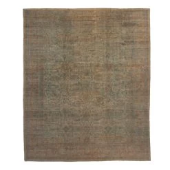 Natural Vintage Traditional Sabideh Wool Rug - 11'9" X 13'11"