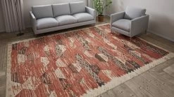 Red Wool Rug - 9' X 12' 11 Red Wool Rug - 9' X 12' -Home Comprehensive Shop 1597719 3