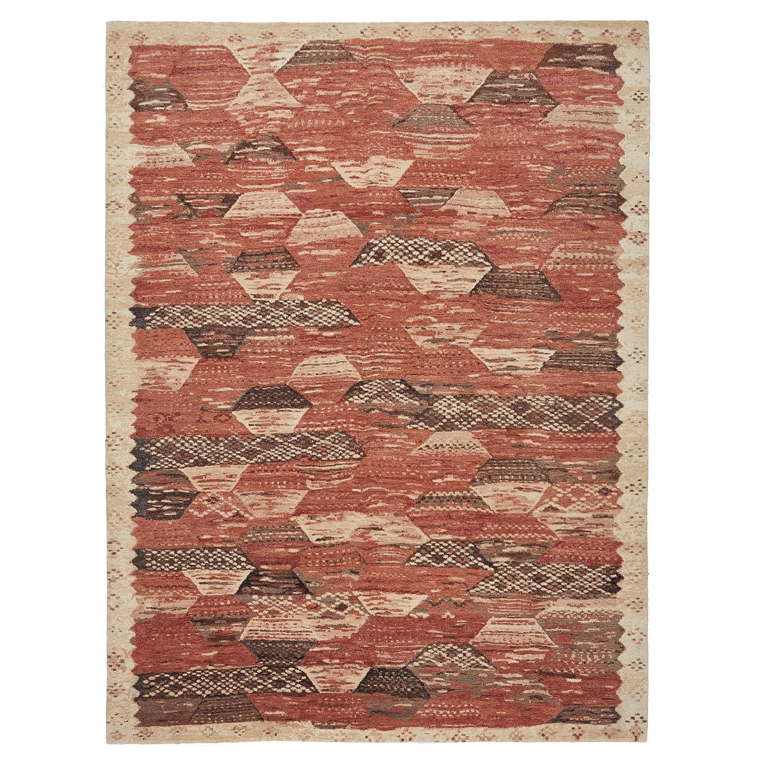 Red Wool Rug - 9' X 12' 3 Red Wool Rug - 9' X 12'
