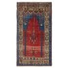 Red Vintage Wool Prayer Rug - 3'6" X 6'5"
