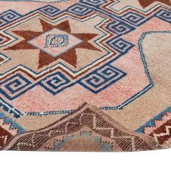 Pink Vintage Wool Runner - 5'6" X 13' 10 Pink Vintage Wool Runner - 5'6" X 13' -Home Comprehensive Shop 1599113 4