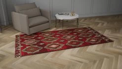 Red Red Vintage Traditional Turksih Wool Rug - 5'7" X 10' 15 Red Red Vintage Traditional Turksih Wool Rug - 5'7" X 10' -Home Comprehensive Shop 1599116 3 677cdea7 4858 44b8 b119 68a9a8c1be9b