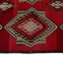 Red Red Vintage Traditional Turksih Wool Rug - 5'7" X 10' 14 Red Red Vintage Traditional Turksih Wool Rug - 5'7" X 10' -Home Comprehensive Shop 1599116 5