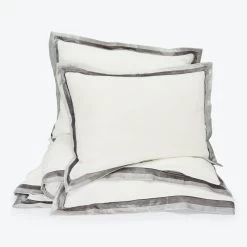 Linen Duvet + Sham Set, Gray