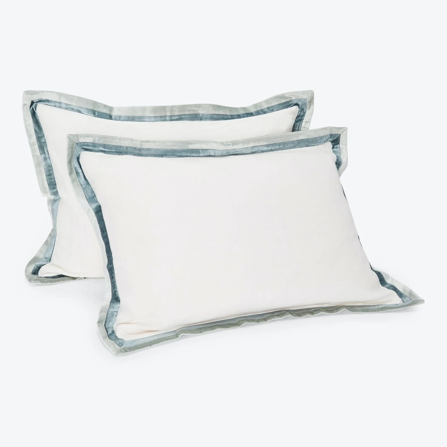 Linen Duvet + Sham Set, Mineral 4 Linen Duvet + Sham Set, Mineral - Image 2