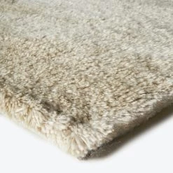 White Textured Cashmere And Wool Rug - 6' X 9' 7 White Textured Cashmere And Wool Rug - 6' X 9' -Home Comprehensive Shop 1599336 c