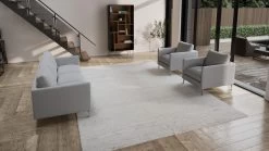 Grey Textured Cashmere And Wool Rug - 10' X 14' 10 Grey Textured Cashmere And Wool Rug - 10' X 14' -Home Comprehensive Shop 1599426 1