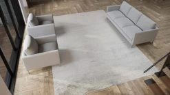 Grey Textured Cashmere And Wool Rug - 10' X 14' 12 Grey Textured Cashmere And Wool Rug - 10' X 14' -Home Comprehensive Shop 1599426 2