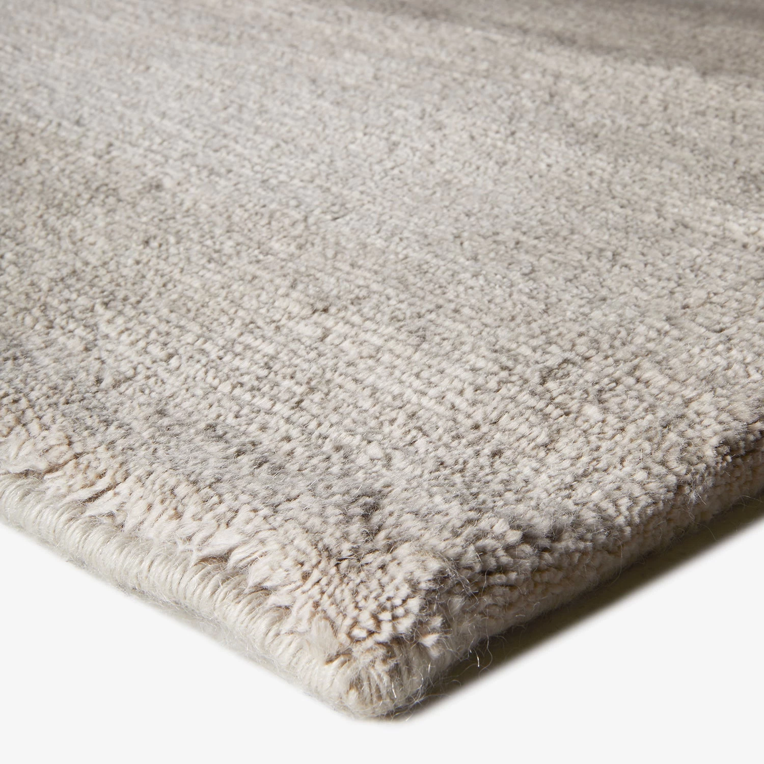 White Textured Wool Rug - 8' X 10' 7 White Textured Wool Rug - 8' X 10' - Image 5