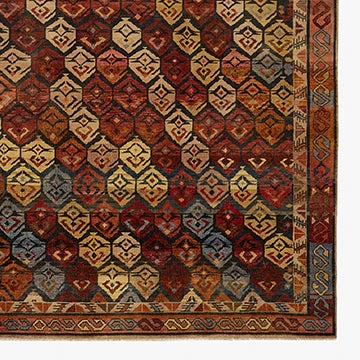 Multi Traditional Wool Rug - 9'11" X 14'2" 6 Multi Traditional Wool Rug - 9'11" X 14'2" - Image 4
