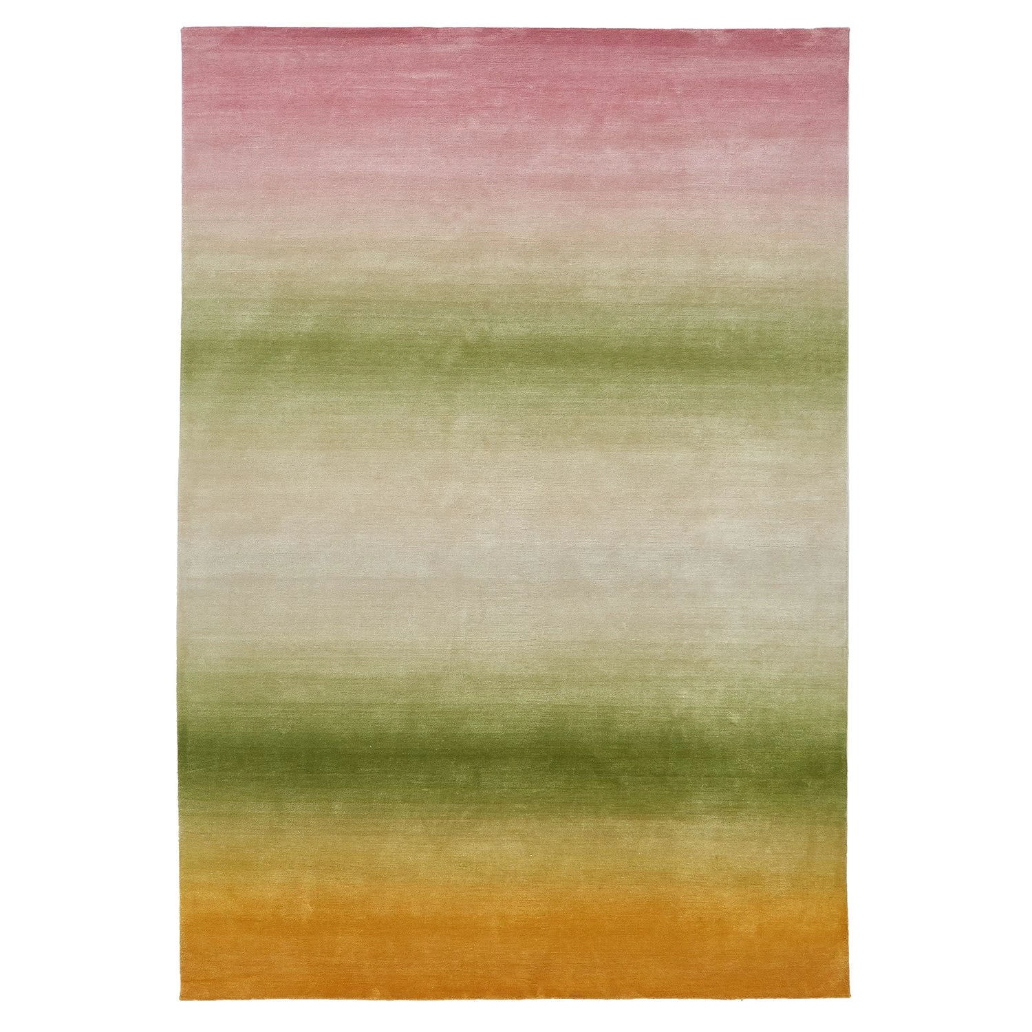 Multicolored Modern Silk Rug - 6' X 9' 3 Multicolored Modern Silk Rug - 6' X 9'