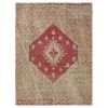 Red Vintage Tradtional Sabideh Wool Rug - 9'1" X 12'2"