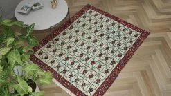 Ivory And Red Vintage Traditional Wool Rug - 5'3" X 6'7" 13 Ivory And Red Vintage Traditional Wool Rug - 5'3" X 6'7" -Home Comprehensive Shop 1604653 3
