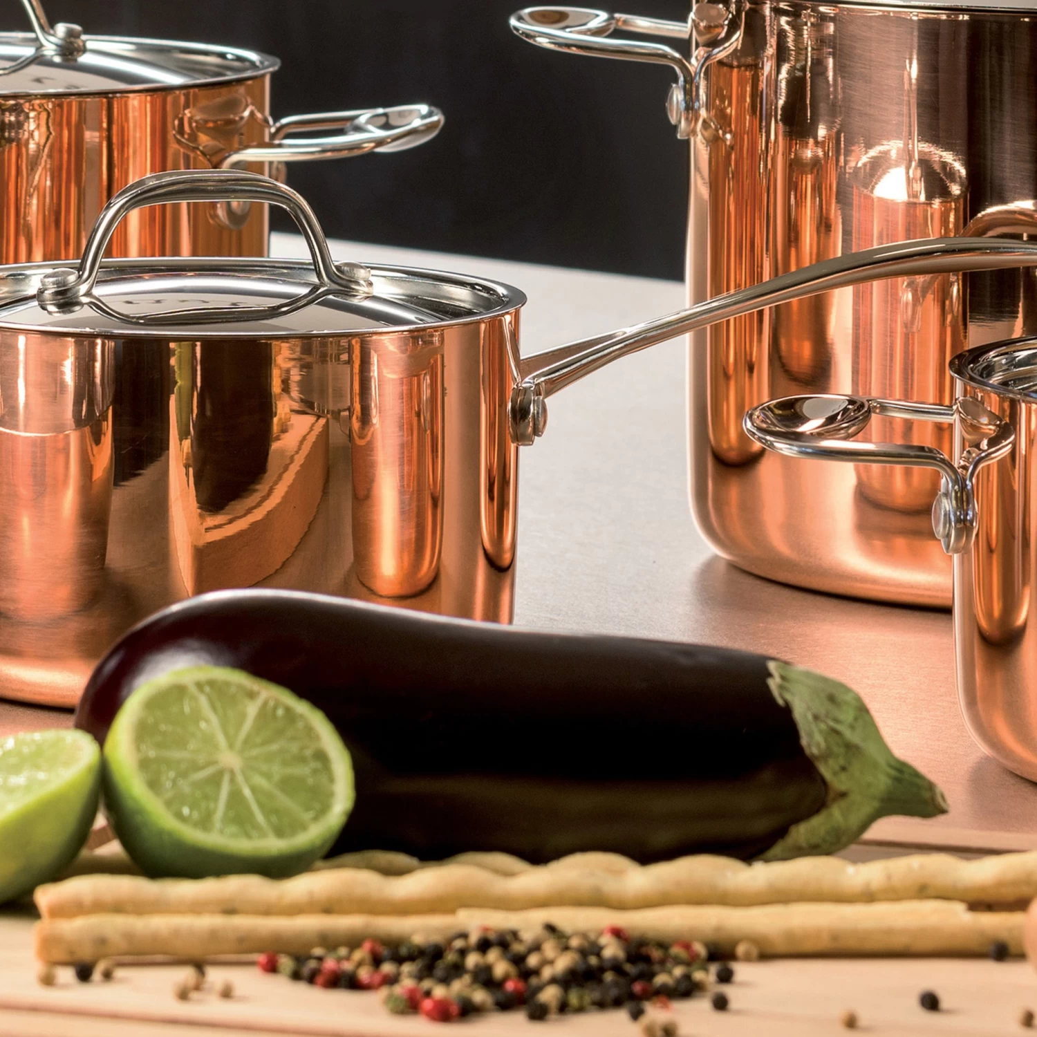 Toscana One-Handle Casserole With Lid 4 Toscana One-Handle Casserole With Lid - Image 2