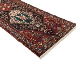 Multi Overdyed Wool Persian Runner - 3'7" X 11'10" 9 Multi Overdyed Wool Persian Runner - 3'7" X 11'10" -Home Comprehensive Shop 1609022 3