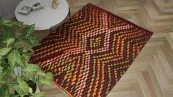 Multi Vintage Traditional Wool Rug - 5'5" X 6'9" 13 Multi Vintage Traditional Wool Rug - 5'5" X 6'9" -Home Comprehensive Shop 1609781 3