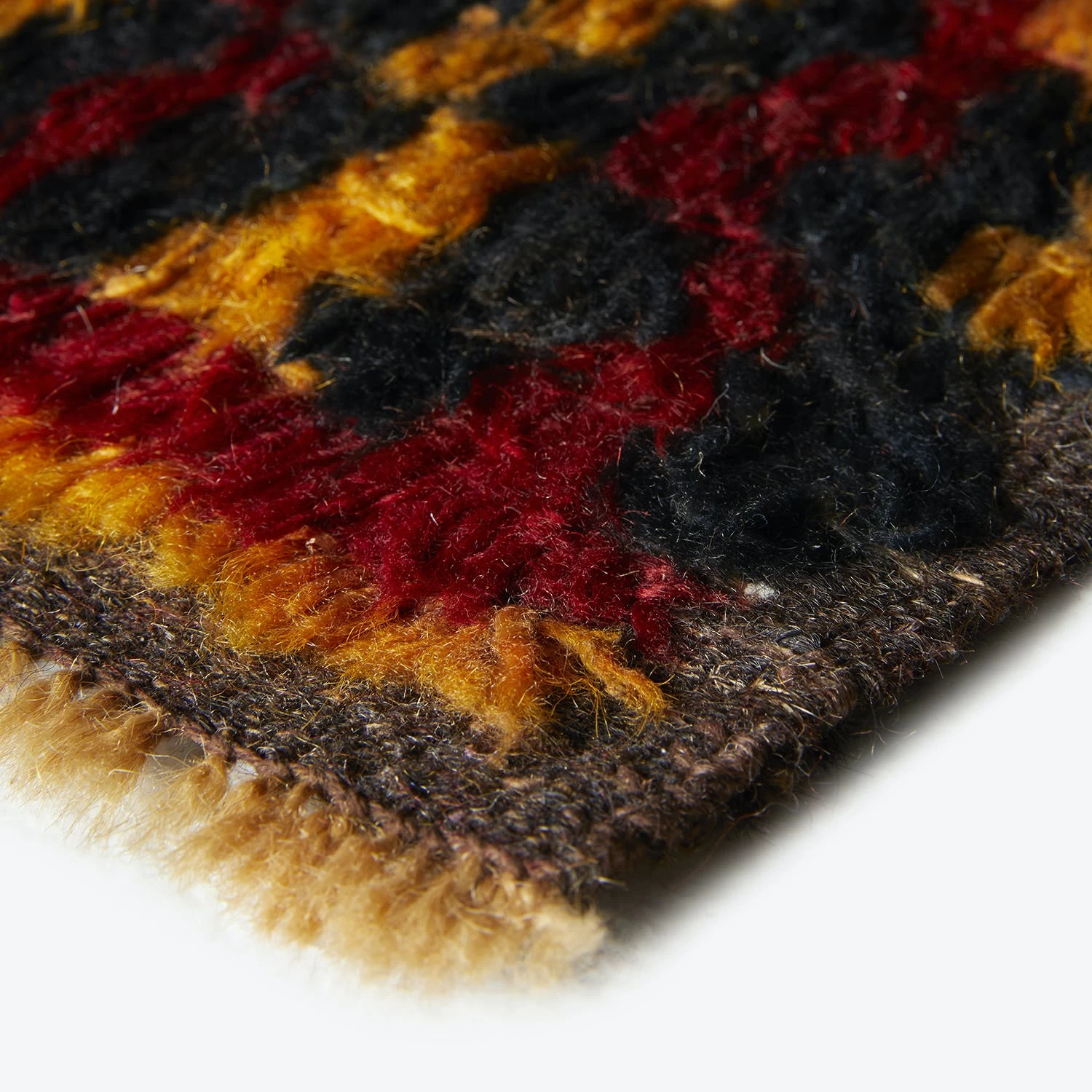 Multi Vintage Traditional Wool Rug - 5'5" X 6'9" 6 Multi Vintage Traditional Wool Rug - 5'5" X 6'9" - Image 4