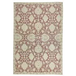 Beige Overdyed Wool Rug - 9'2" X 13'5"