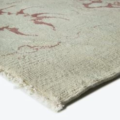 Beige Overdyed Wool Runner - 3'10" X 9' 7 Beige Overdyed Wool Runner - 3'10" X 9' -Home Comprehensive Shop 1610603 C
