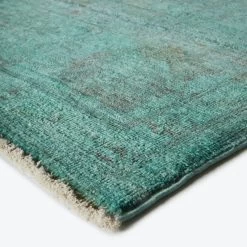 Green Samsara Wool Rug - 4'10" X 8'1" 7 Green Samsara Wool Rug - 4'10" X 8'1" -Home Comprehensive Shop 1611007 C