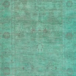 Green Samsara Wool Rug - 4'10" X 8'1" 6 Green Samsara Wool Rug - 4'10" X 8'1" -Home Comprehensive Shop 1611007 a