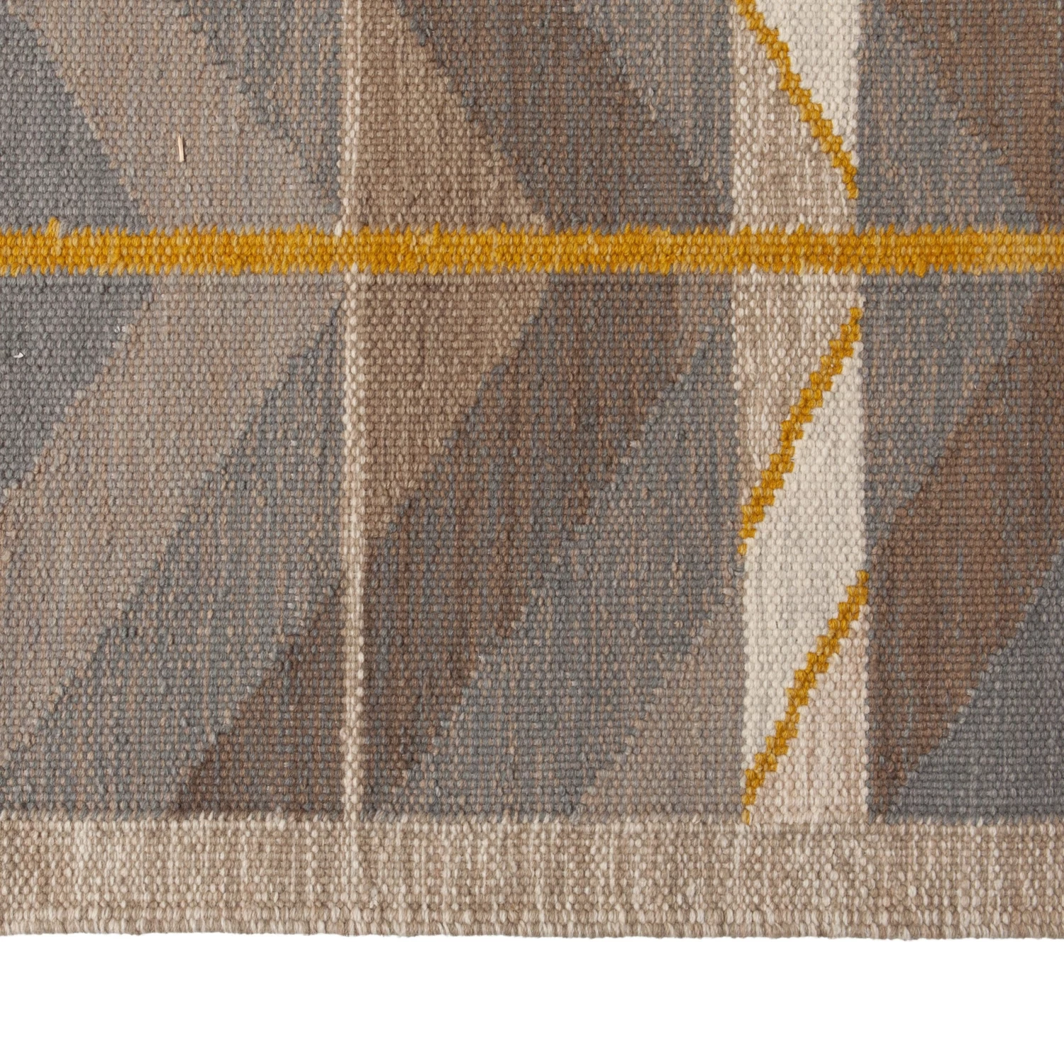 Multi Flatweave Wool Cotton Blend Rug - 10'4" X 14' 7 Multi Flatweave Wool Cotton Blend Rug - 10'4" X 14' - Image 5