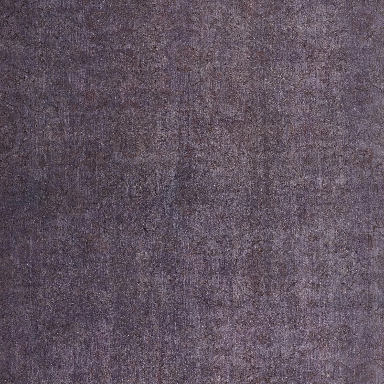 Purple Overdyed Wool Rug - 9'3" X 12'8" 6 Purple Overdyed Wool Rug - 9'3" X 12'8" - Image 4