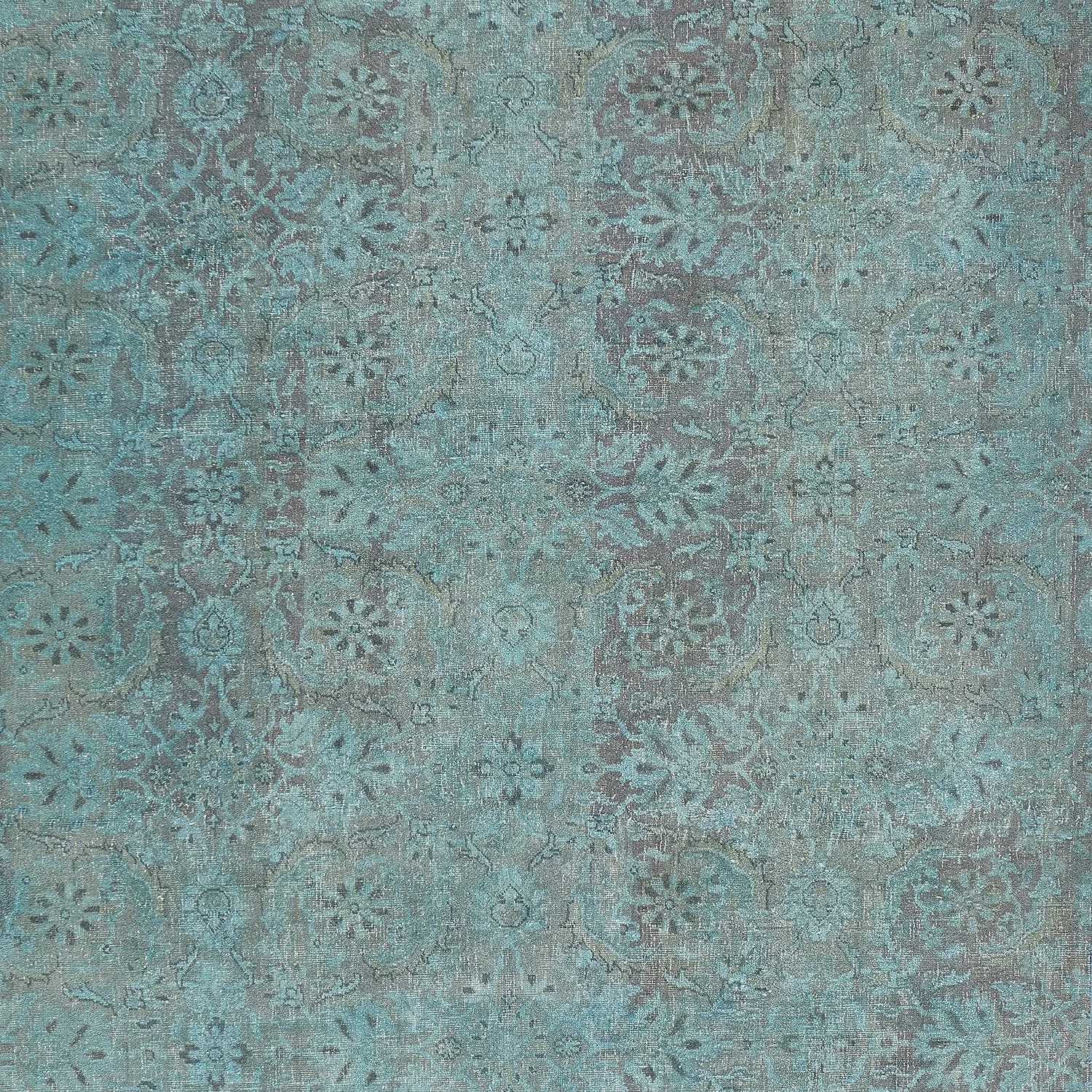 Green Overdyed Wool Rug - 4'7" X 7'11" 4 Green Overdyed Wool Rug - 4'7" X 7'11" - Image 2