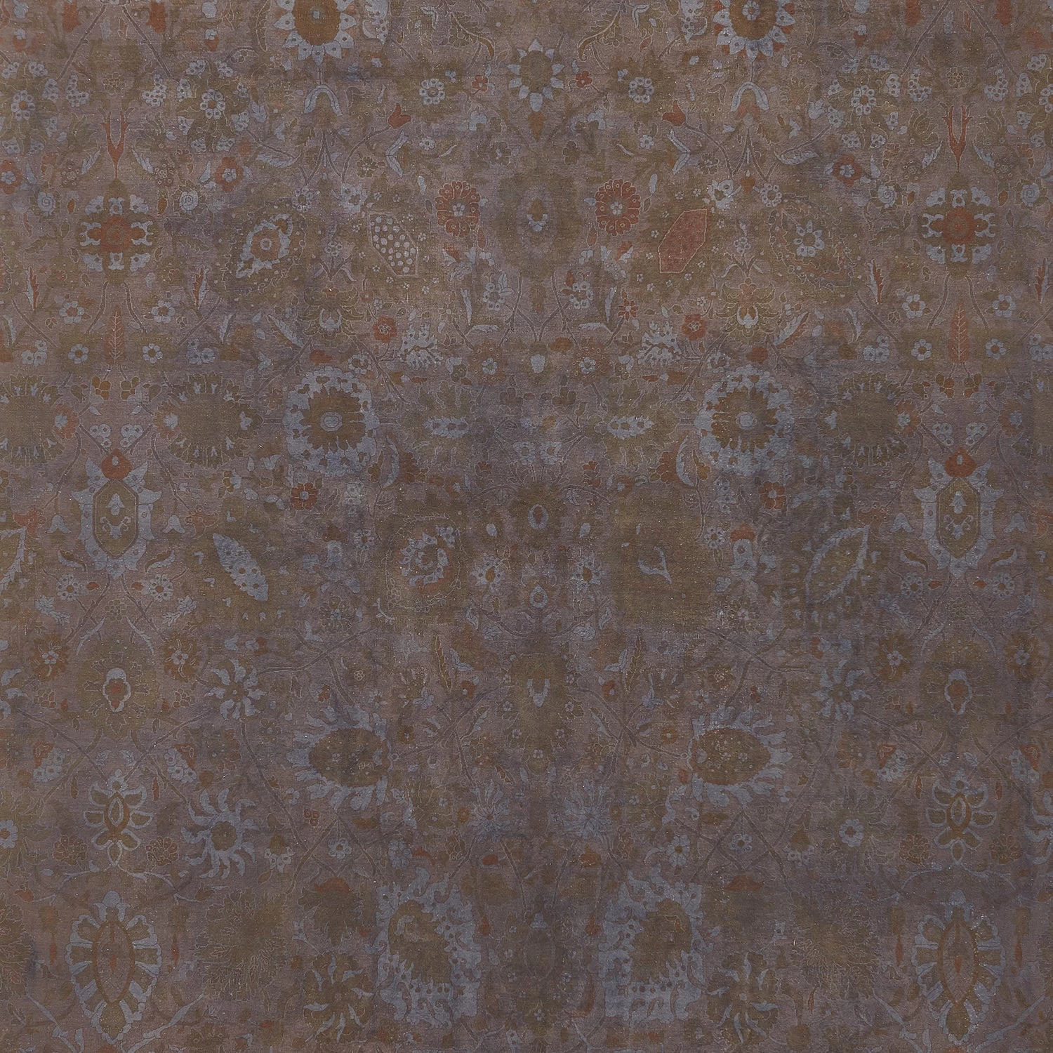 Brown Overdyed Wool Rug - 8'9" X 15'6" 5 Brown Overdyed Wool Rug - 8'9" X 15'6" - Image 3