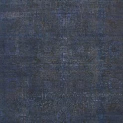 Blue Overdyed Wool Rug - 6'7" X 12'1" 8 Blue Overdyed Wool Rug - 6'7" X 12'1" -Home Comprehensive Shop 1619699 a