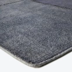 Grey Patchwork Wool Rug - 8'11" X 12'3" 7 Grey Patchwork Wool Rug - 8'11" X 12'3" -Home Comprehensive Shop 1619778 c
