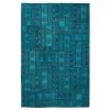 Blue Overdyed Wool Rug - 5'11" X 9' 2 Blue Overdyed Wool Rug - 5'11" X 9' -Home Comprehensive Shop 1619785 b 7db6a931 1c61 40a9 9dd9 c7a86aa91669