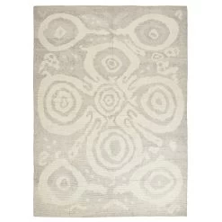 Beige Moroccan Wool Rug - 9'8" X 13'1"