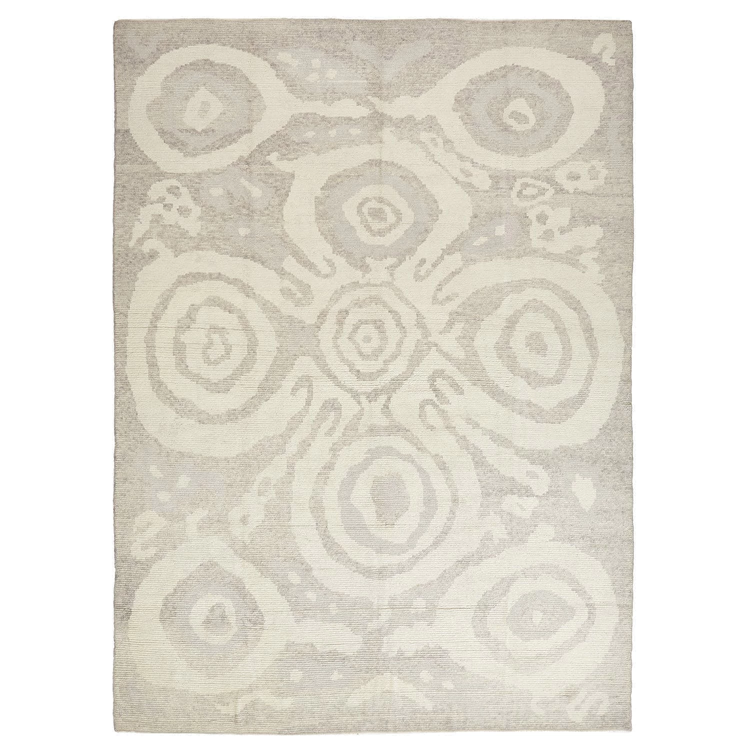 Beige Moroccan Wool Rug - 9'8" X 13'1" 3 Beige Moroccan Wool Rug - 9'8" X 13'1"
